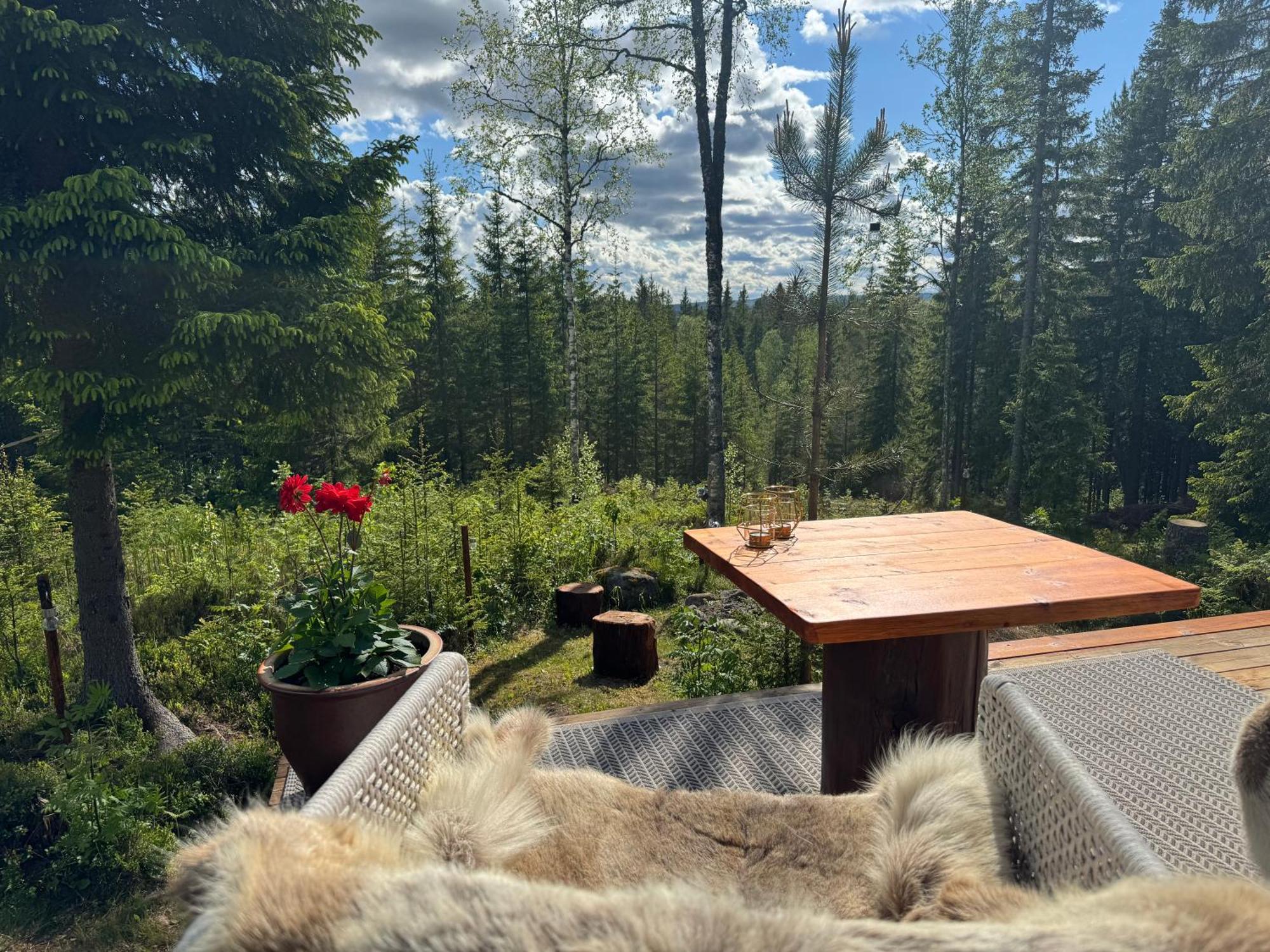 Glamping Tent With Amazing View In The Forest Torsby Exterior foto
