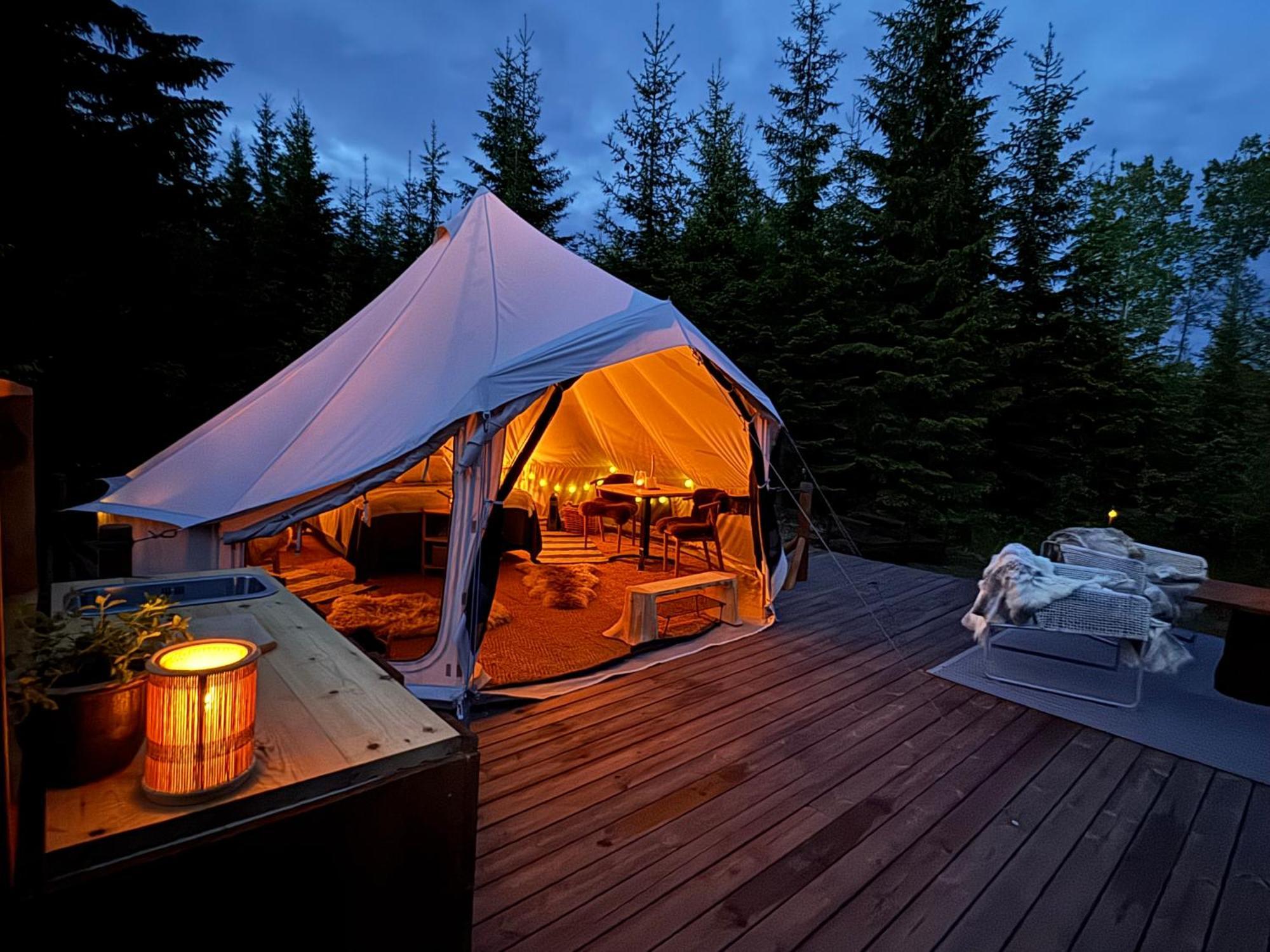 Glamping Tent With Amazing View In The Forest Torsby Exterior foto
