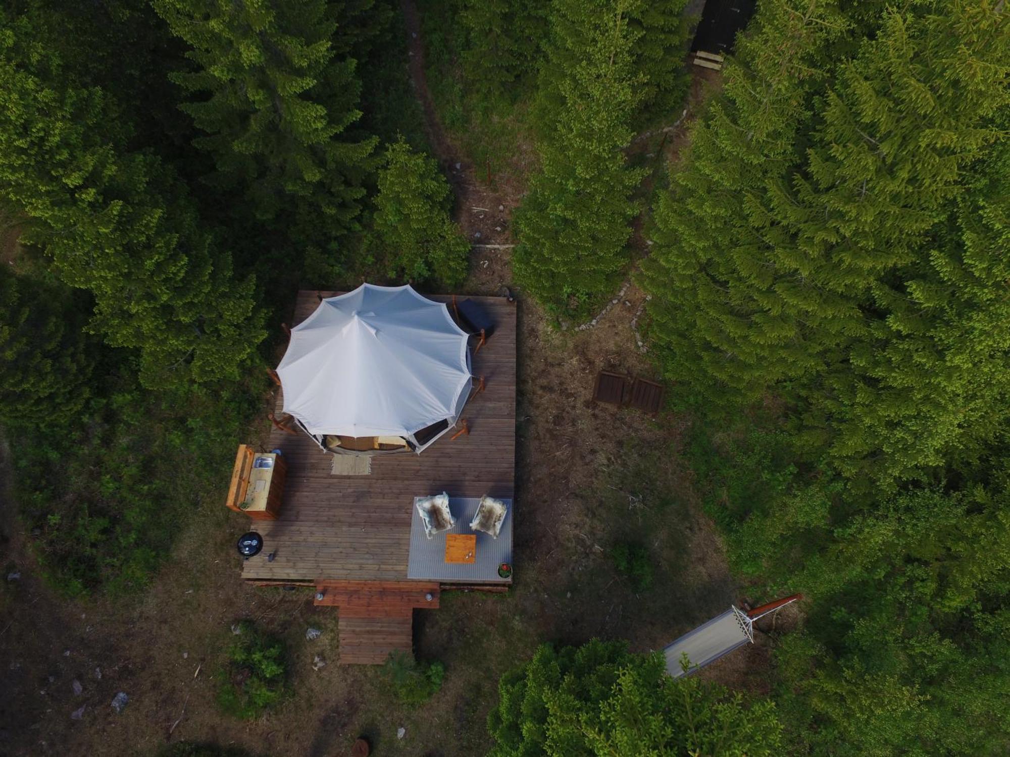 Glamping Tent With Amazing View In The Forest Torsby Exterior foto