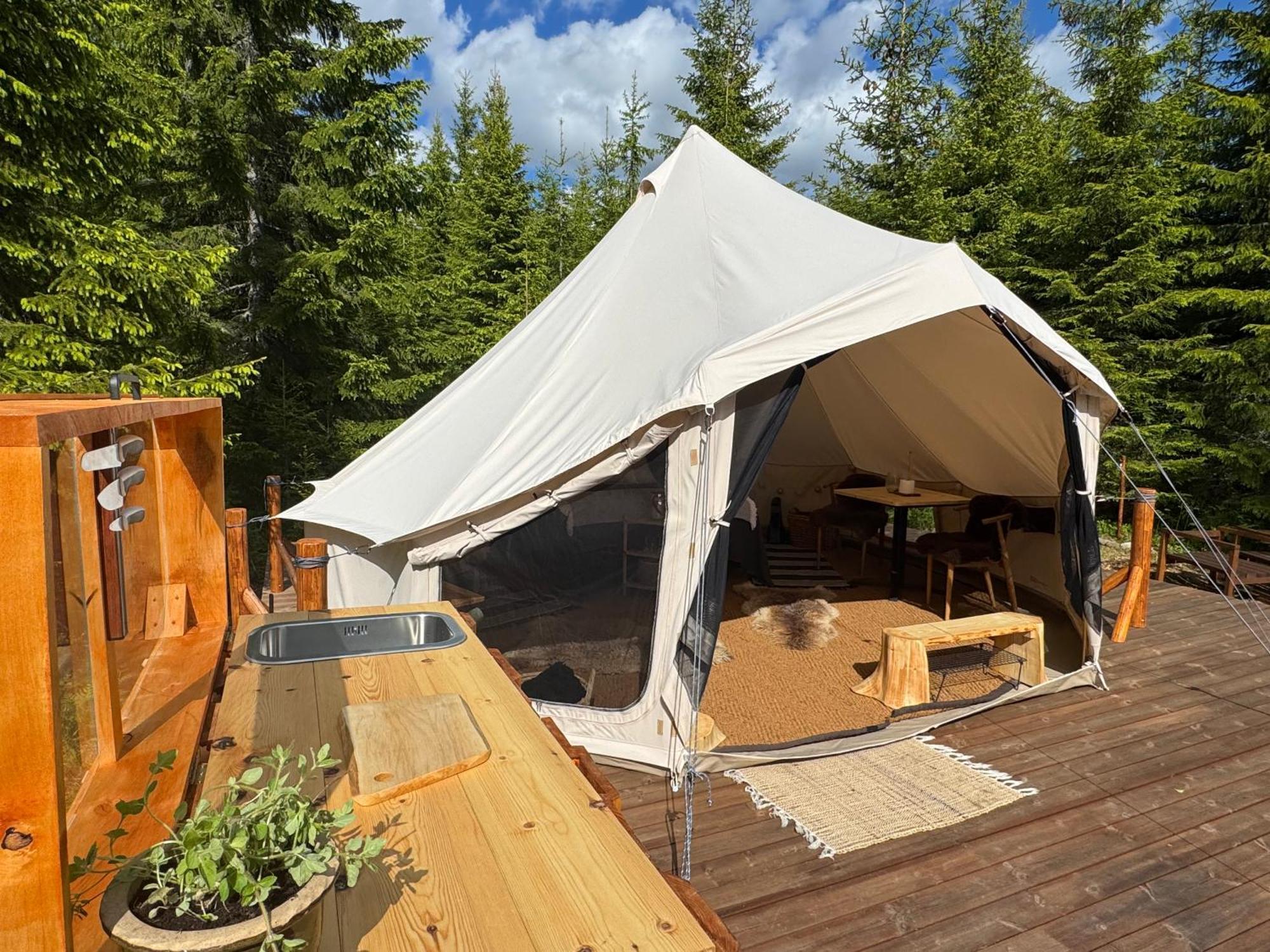 Glamping Tent With Amazing View In The Forest Torsby Exterior foto