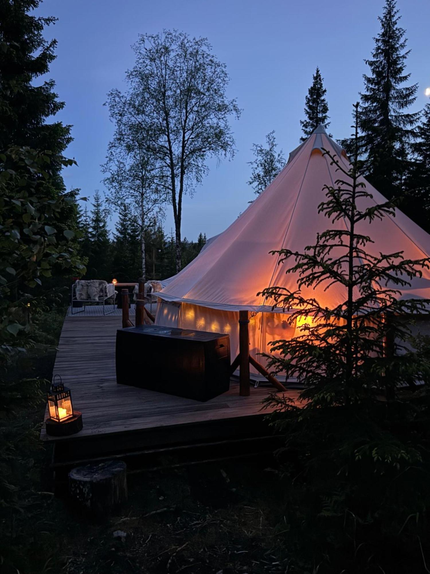 Glamping Tent With Amazing View In The Forest Torsby Exterior foto