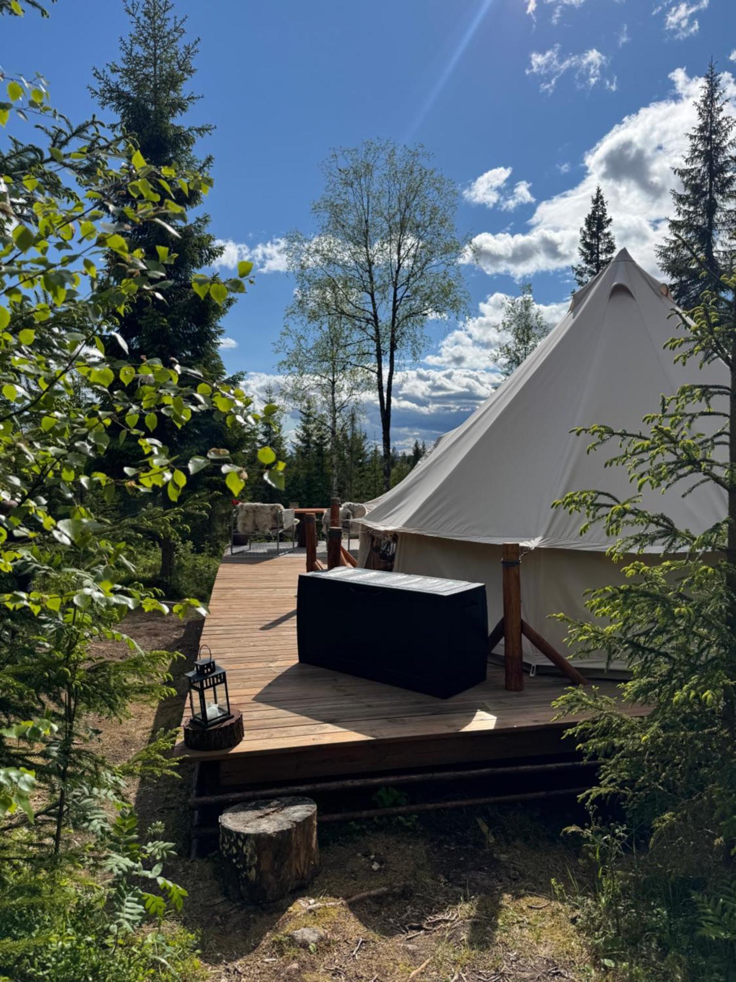Glamping Tent With Amazing View In The Forest Torsby Exterior foto